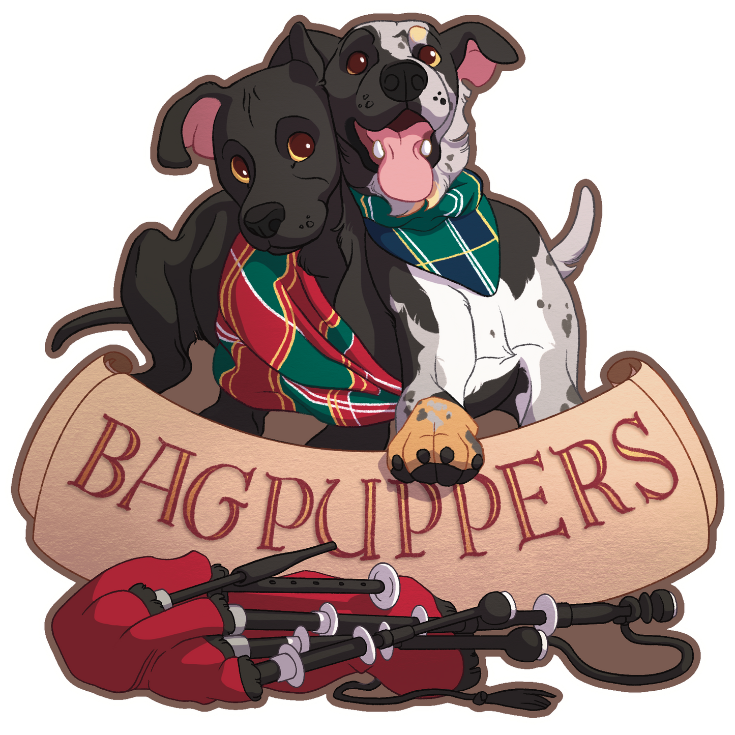 BagPuppers Sticker