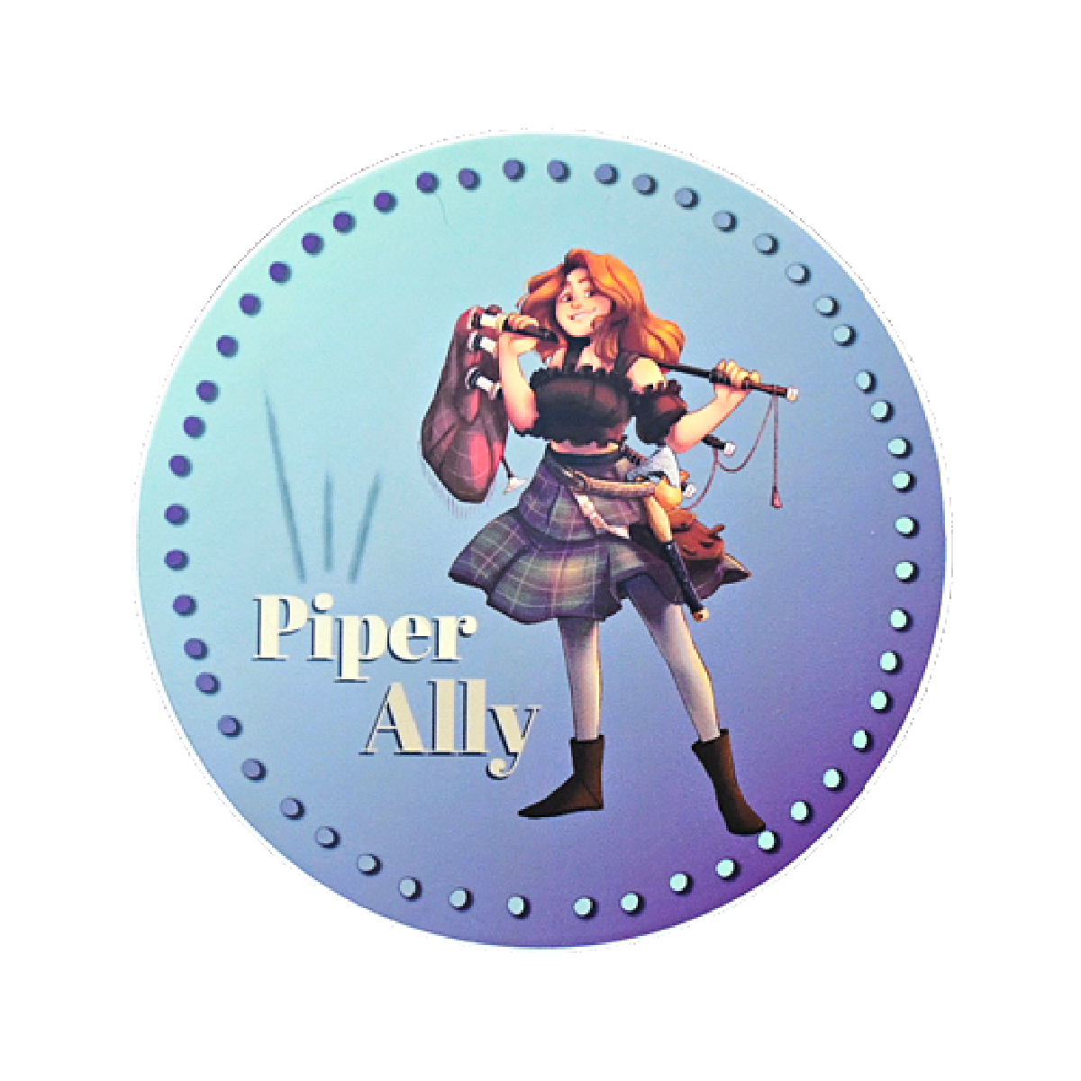 Official Piper Ally sticker – Ally the Piper